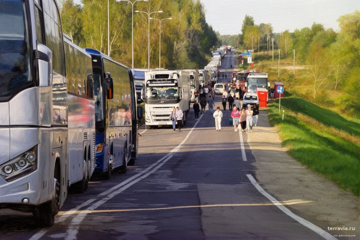 Граница с ЕС замерла: в ГТК раскрыли реальный процент пропускной способности соседей